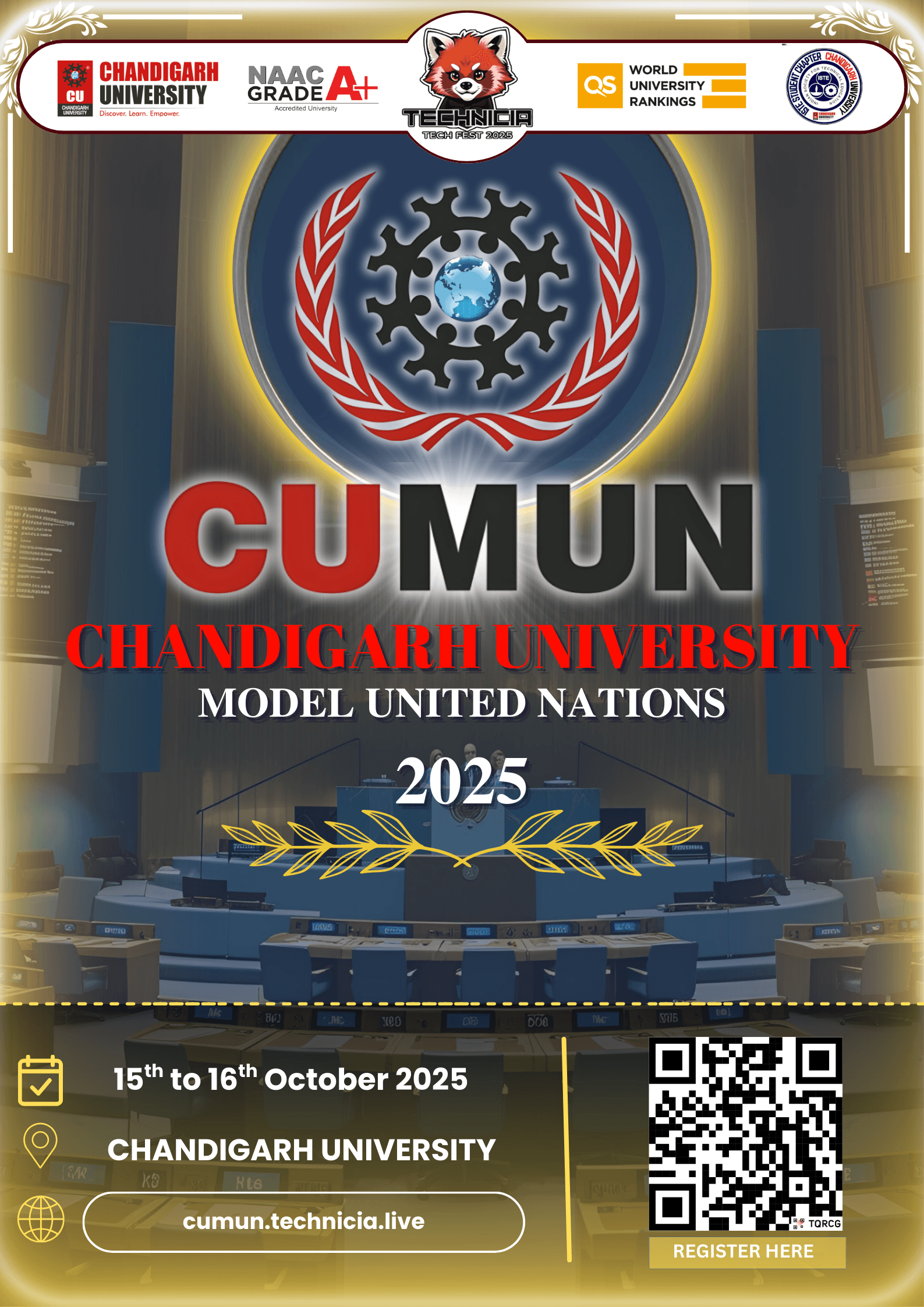 CUMUN – Chandigarh University Model United Nations (Day 1)